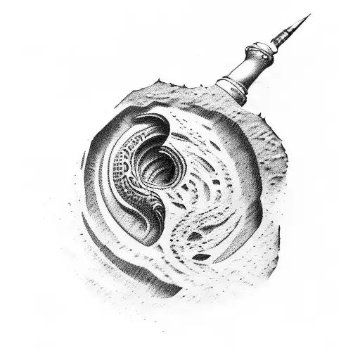 sisyphus tattoo design idea