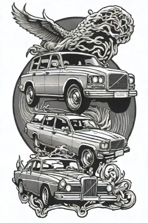 volvo tattoo design idea