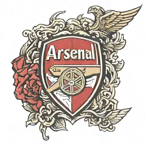 arsenal football club tattoo design idea