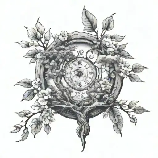 the best time to plant a tree is 10 years ago, the second best time is now tattoo design idea