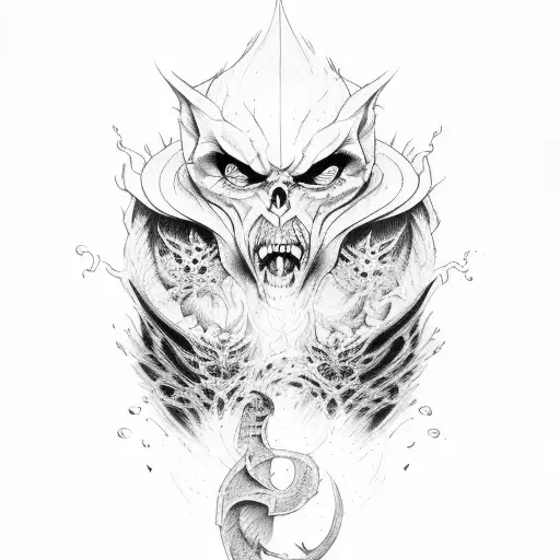good and evil tattoo designs