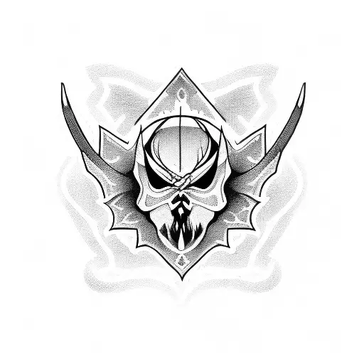 Straight Edge demon tattoo design idea