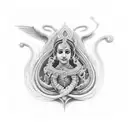 Nivarna In Utero Album Cover tattoo design idea