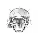 technology monkey skull parent tattoo design idea