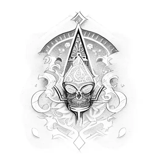 King of Spades tattoo design idea