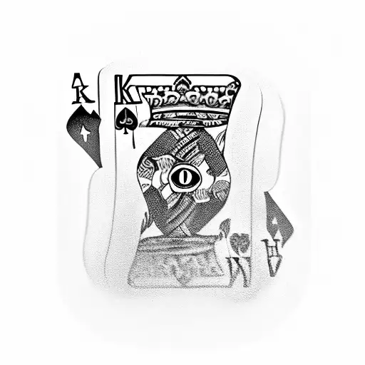 King of Spades tattoo design idea