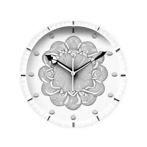 "5 a.m." digital alarm clock tattoo design idea