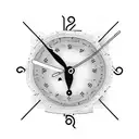 5 a.m. in alarm clock font tattoo design idea