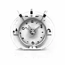 5 a.m. in alarm clock font tattoo design idea