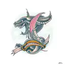 macmahon Viper bites in her Tail tattoo design idea