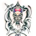 reaper of death tattoo design idea
