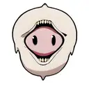 cavity tooth tattoo design idea