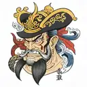 Whitebeard  tattoo design idea