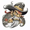 Whitebeard  tattoo design idea