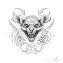 Porsche tattoo design idea