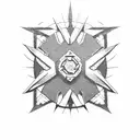 shuriken genji tattoo design idea