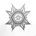 shuriken genji tattoo design idea
