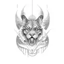  words Devotion, Obedience, Surrender  tattoo design idea