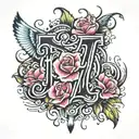 number 47 tattoo design idea