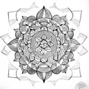 Mandala tattoo design idea