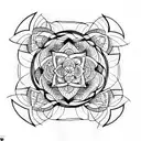Mandala tattoo design idea