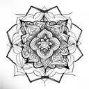 Mandala tattoo design idea