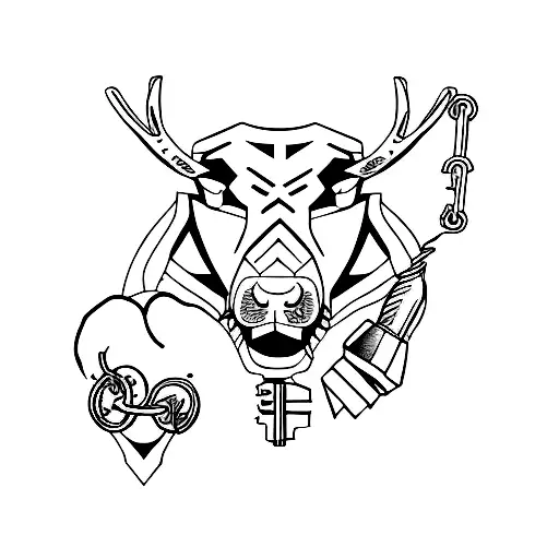 Jon, lock and key tattoo design idea