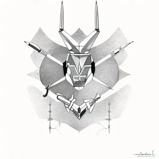 sagittarius taurus tattoo design idea