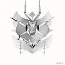 sagittarius taurus tattoo design idea