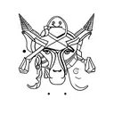 taurus and sagittarius tattoo design idea