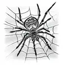 spider tattoo design idea