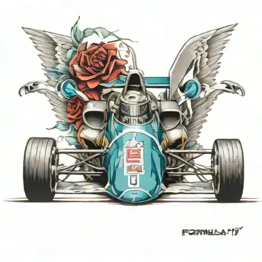 formula 1 tattoo design idea