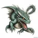 caraxes dragon tattoo design idea