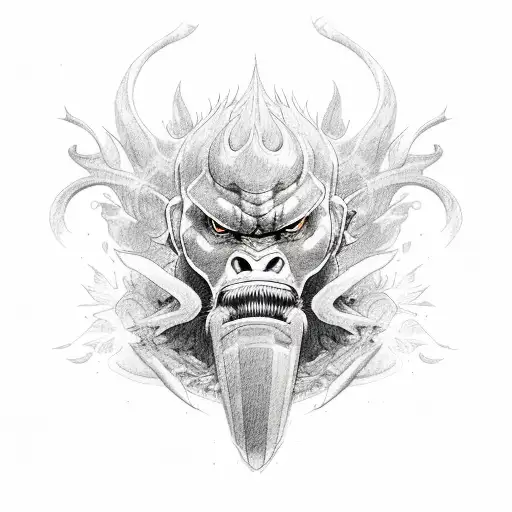 Infernape with Cordyceps tattoo design idea