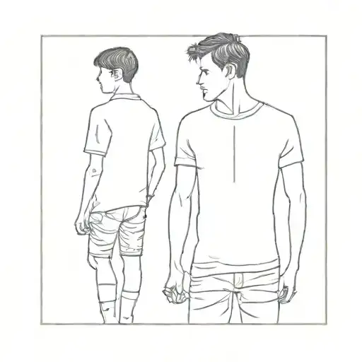 my two sons all seen tattoo design idea