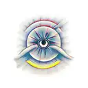 Evil Eye tattoo design idea