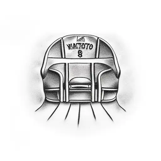 stadium seat tattoo design idea