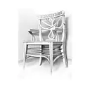 stadium chair tattoo design idea