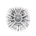 stadium chair tattoo design idea