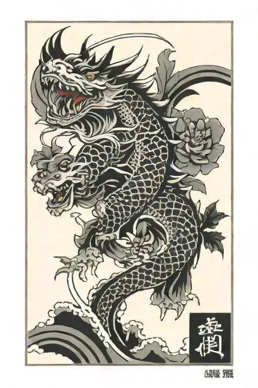 luck tattoo design idea