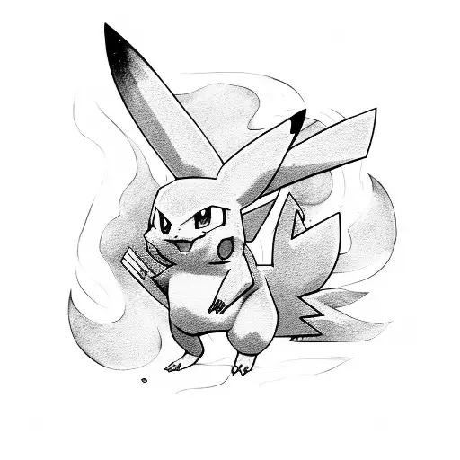 Pokemon tattoo design idea