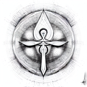 Ankh Symbol tattoo design idea