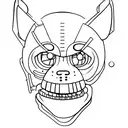 five nights at freddys tattoo design idea