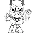 five nights at freddys tattoo design idea