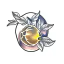 lemon tree tattoo design idea