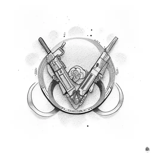 glock boat tattoo design idea