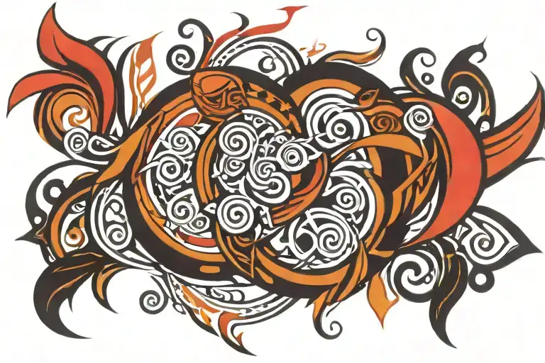 tribal patterns tattoo design idea