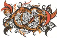 tribal patterns tattoo design idea