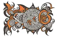 tribal patterns tattoo design idea
