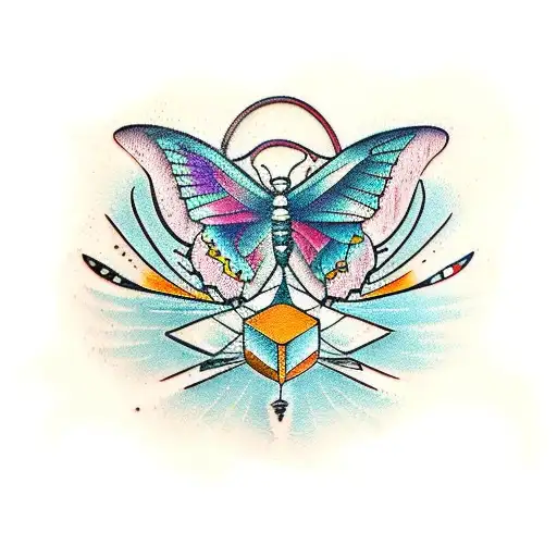 butterfly effect tattoo design idea